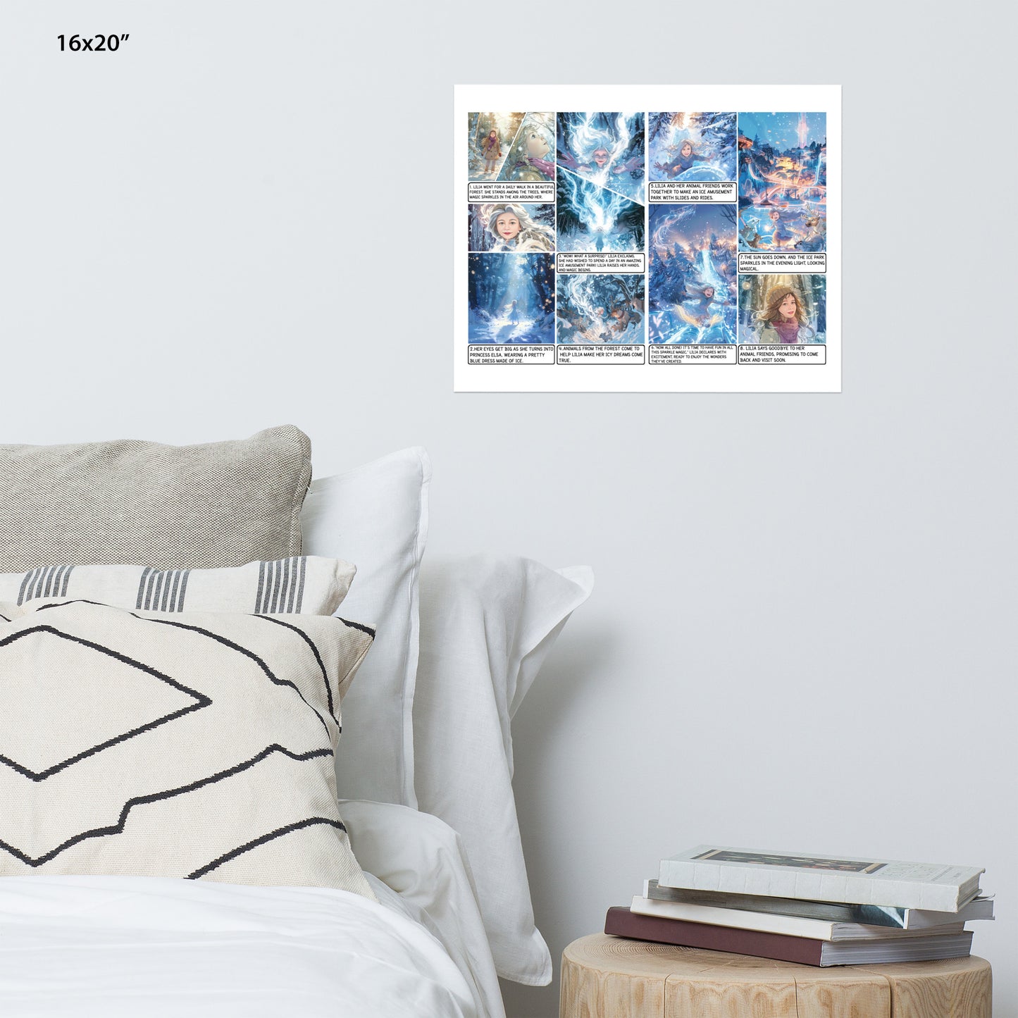 Elsa Frozen - Enhanced Matte Paper Poster