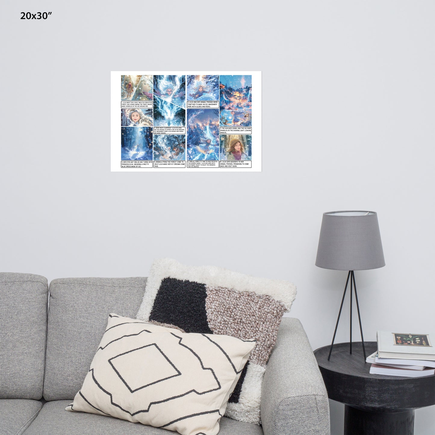 Elsa Frozen - Enhanced Matte Paper Poster