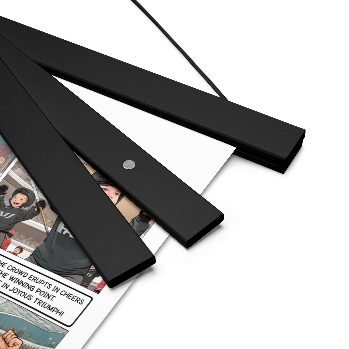 The Little Hockey Hero - Enhanced Matte Paper Poster With Hanger