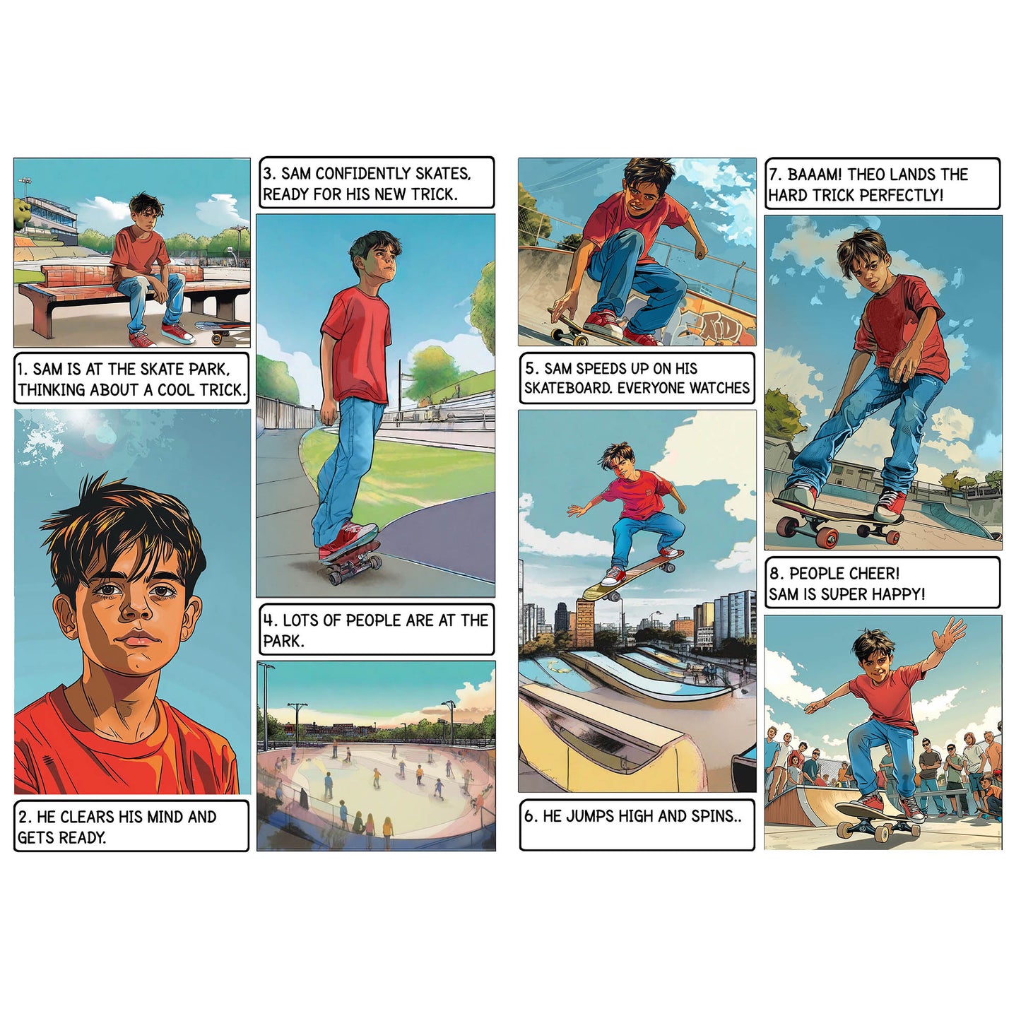 The Skatepark - Enhanced Matte Paper Framed Poster