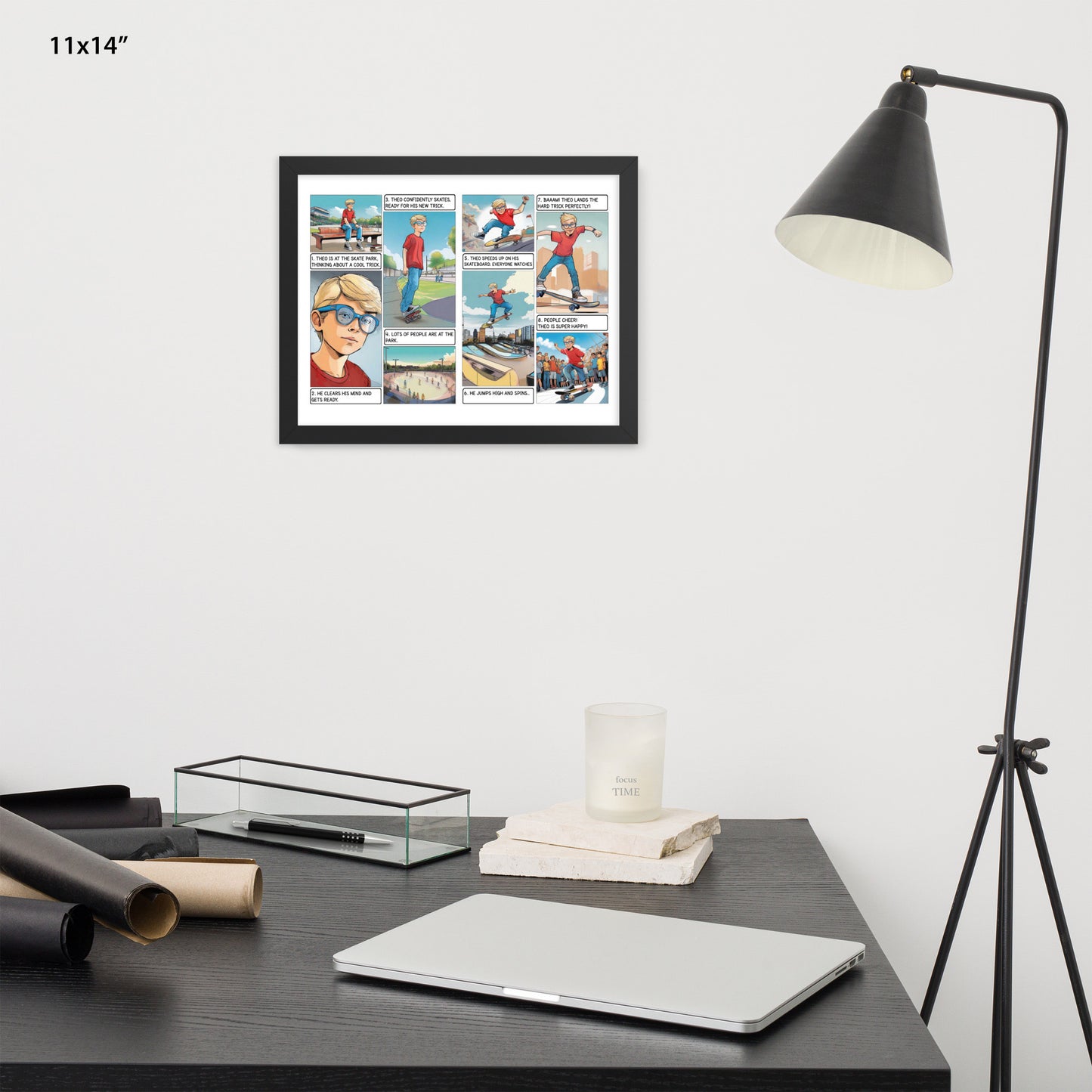 The Skatepark - Enhanced Matte Paper Framed Poster