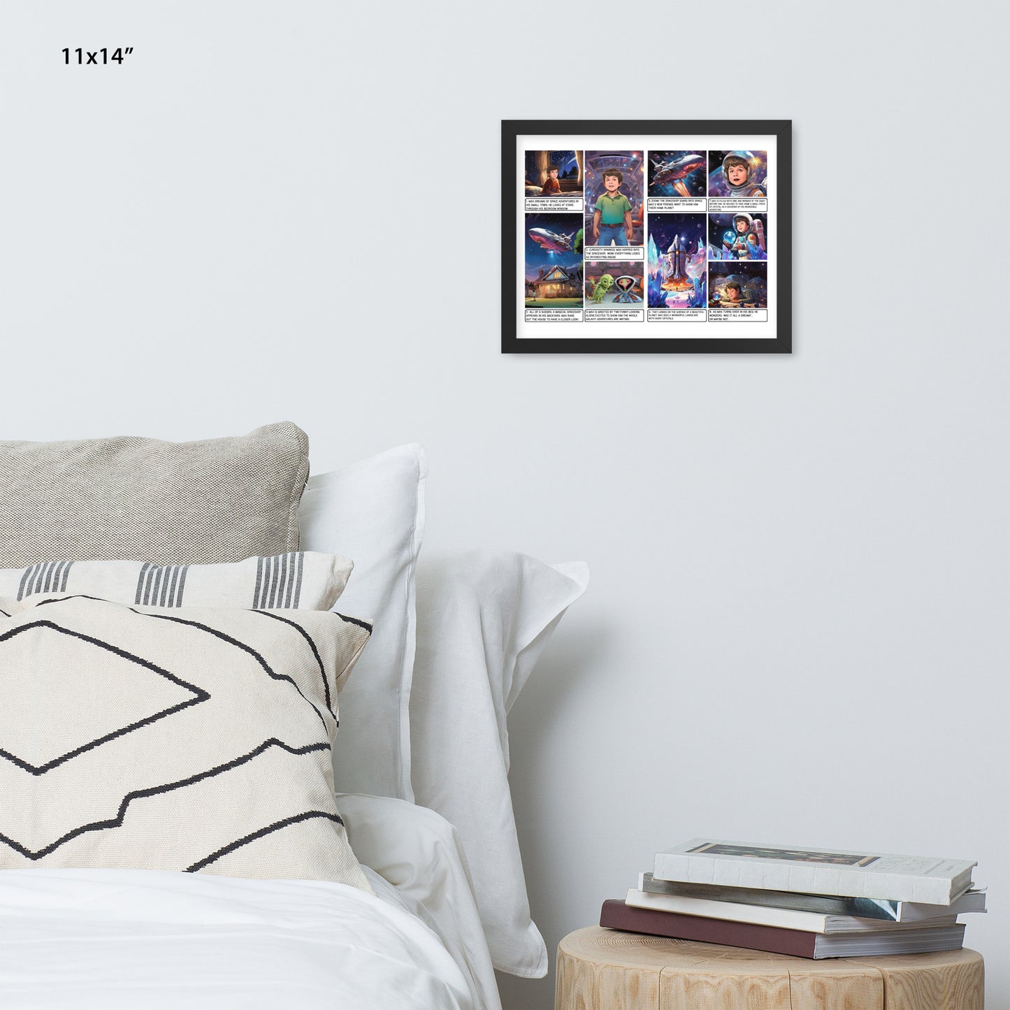 The Galactic Adventure - Enhanced Matte Paper Framed Poster