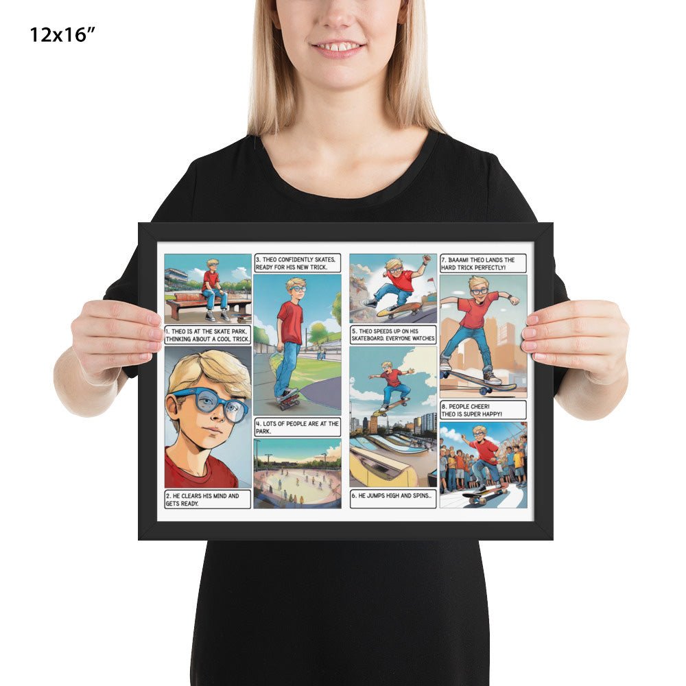 The Skatepark - Enhanced Matte Paper Framed Poster
