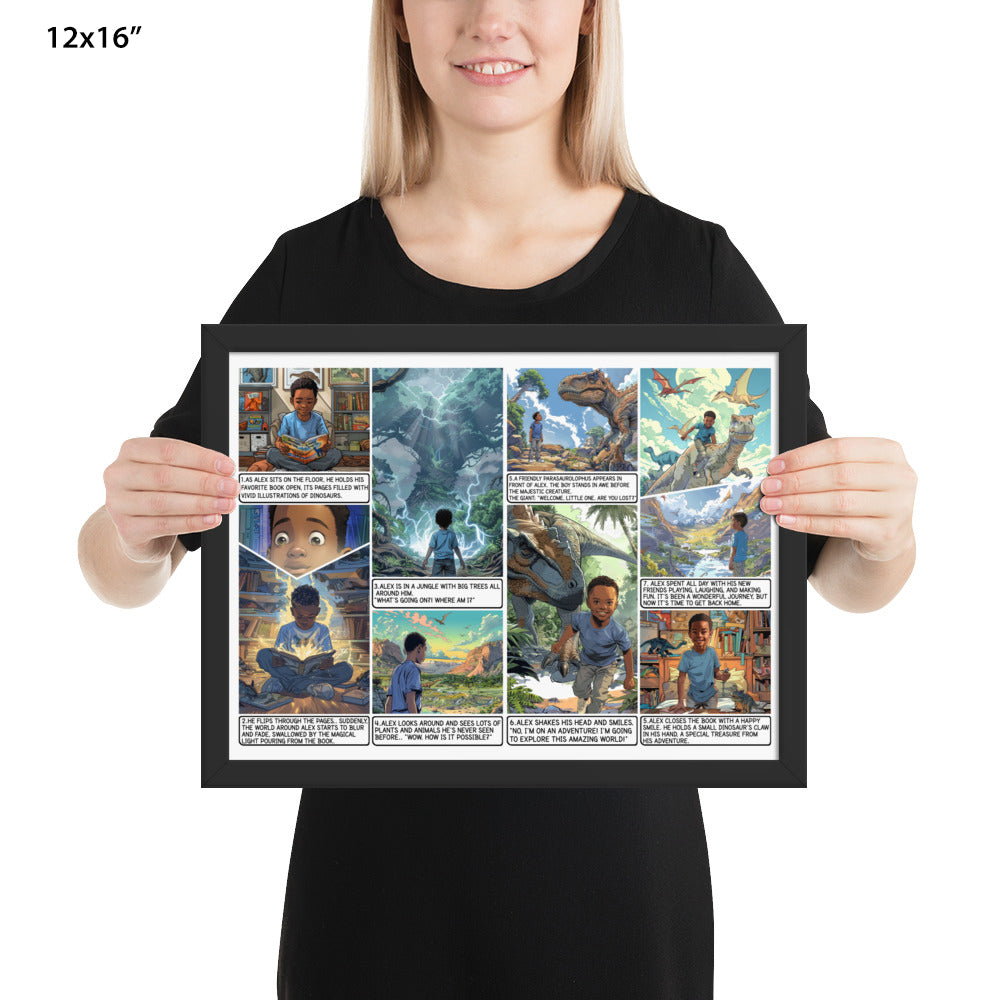 A Journey Through Time - Enhanced Matte Paper Framed Poster