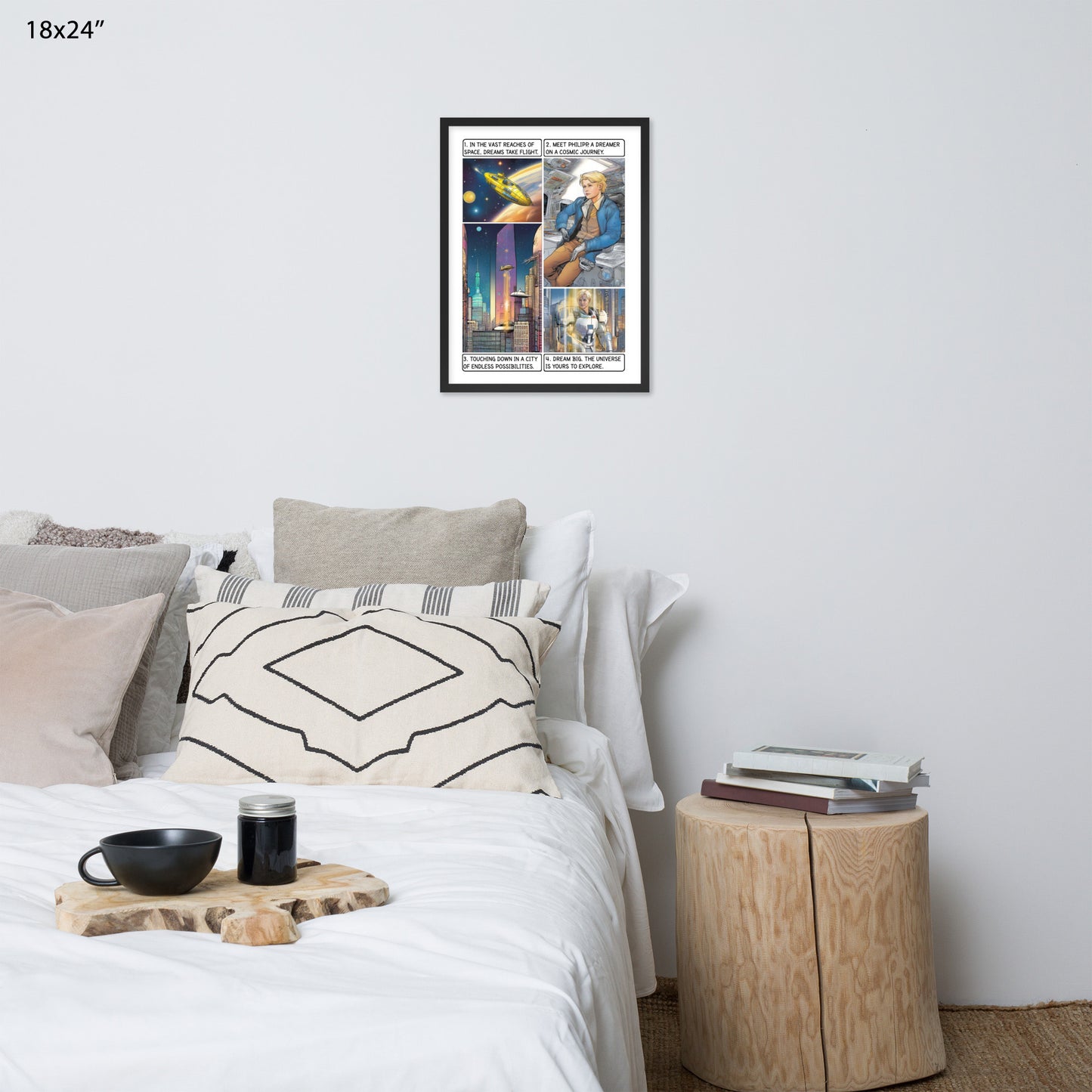 The space explorer  - Enhanced Matte Paper Framed Poster