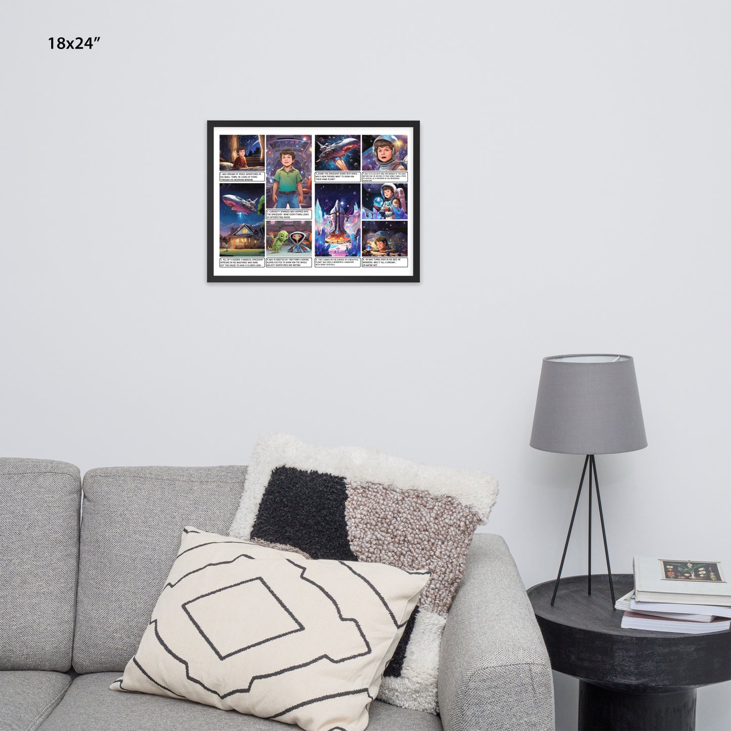 The Galactic Adventure - Enhanced Matte Paper Framed Poster