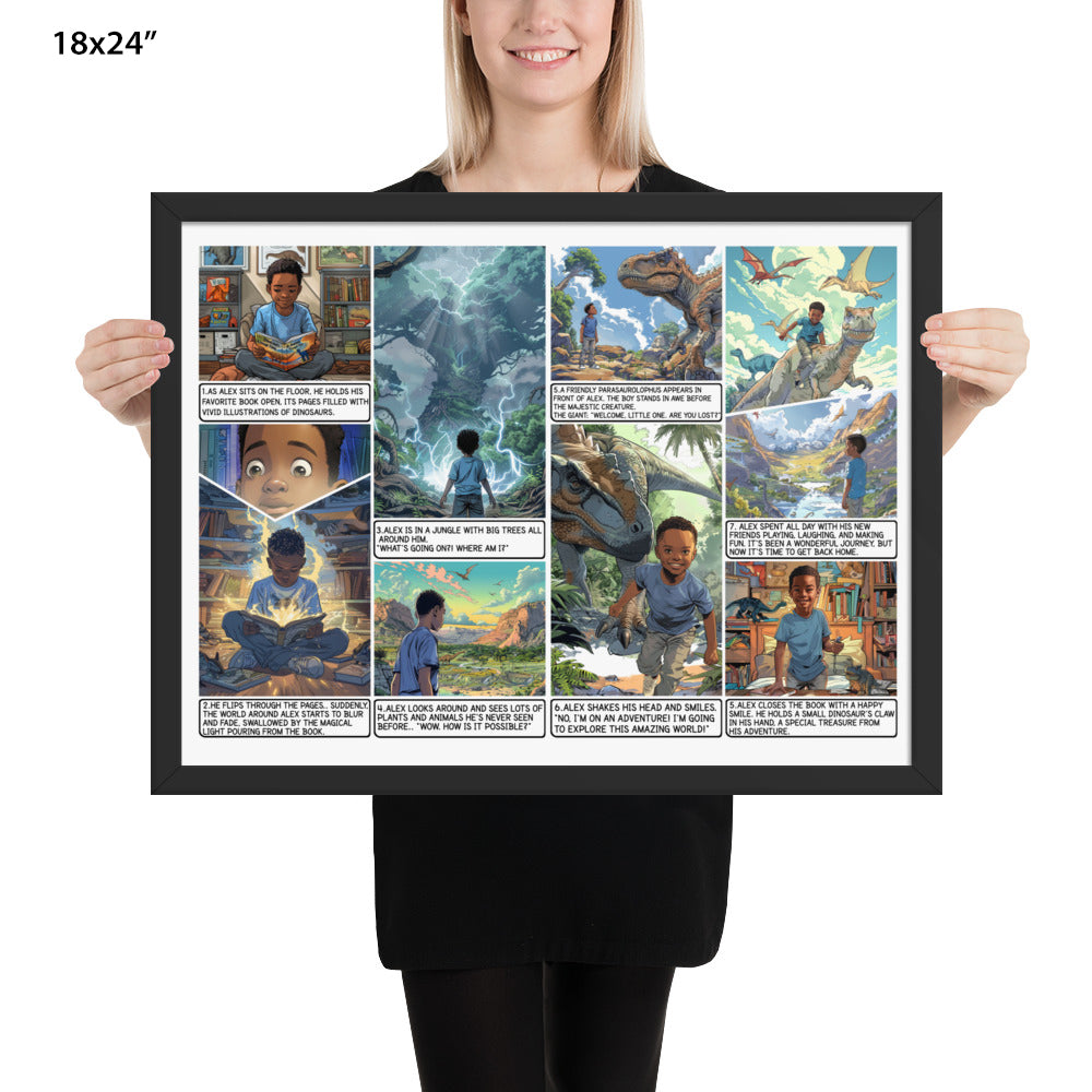 A Journey Through Time - Enhanced Matte Paper Framed Poster