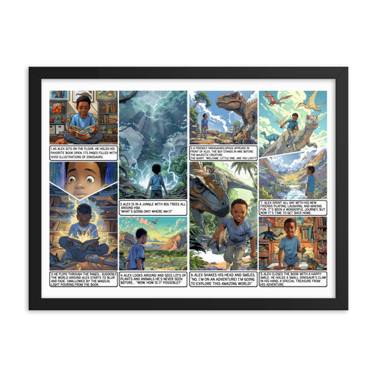 A Journey Through Time - Enhanced Matte Paper Framed Poster
