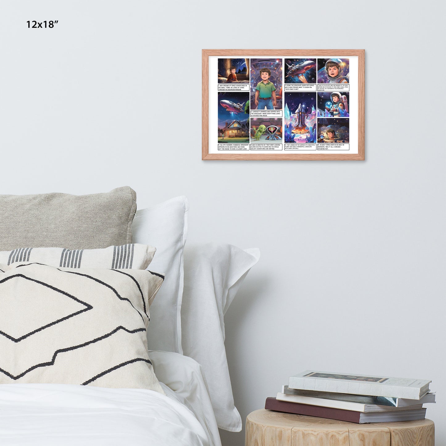 The Galactic Adventure - Enhanced Matte Paper Framed Poster