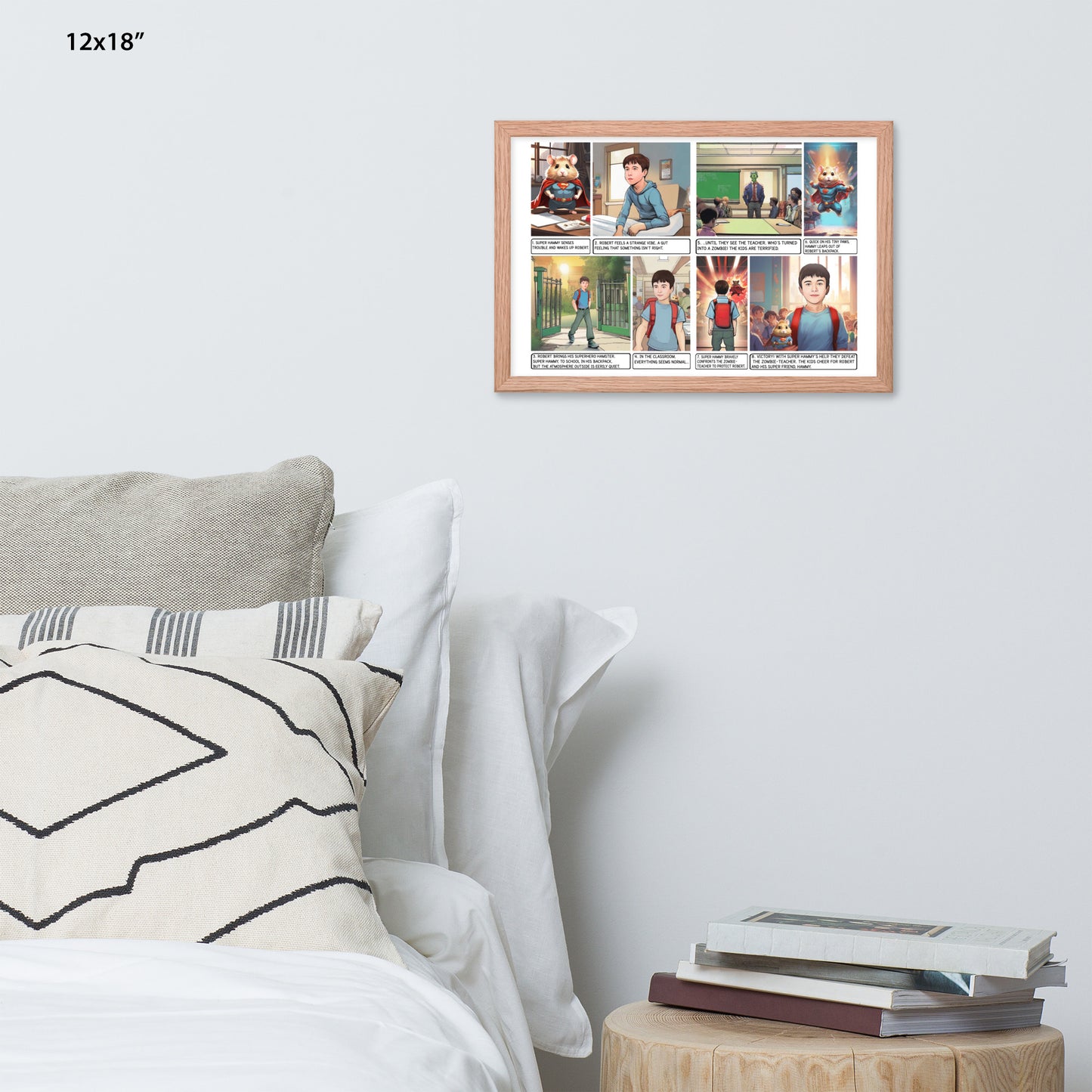 Custom Comic Story - Enhanced Matte Paper Framed Poster