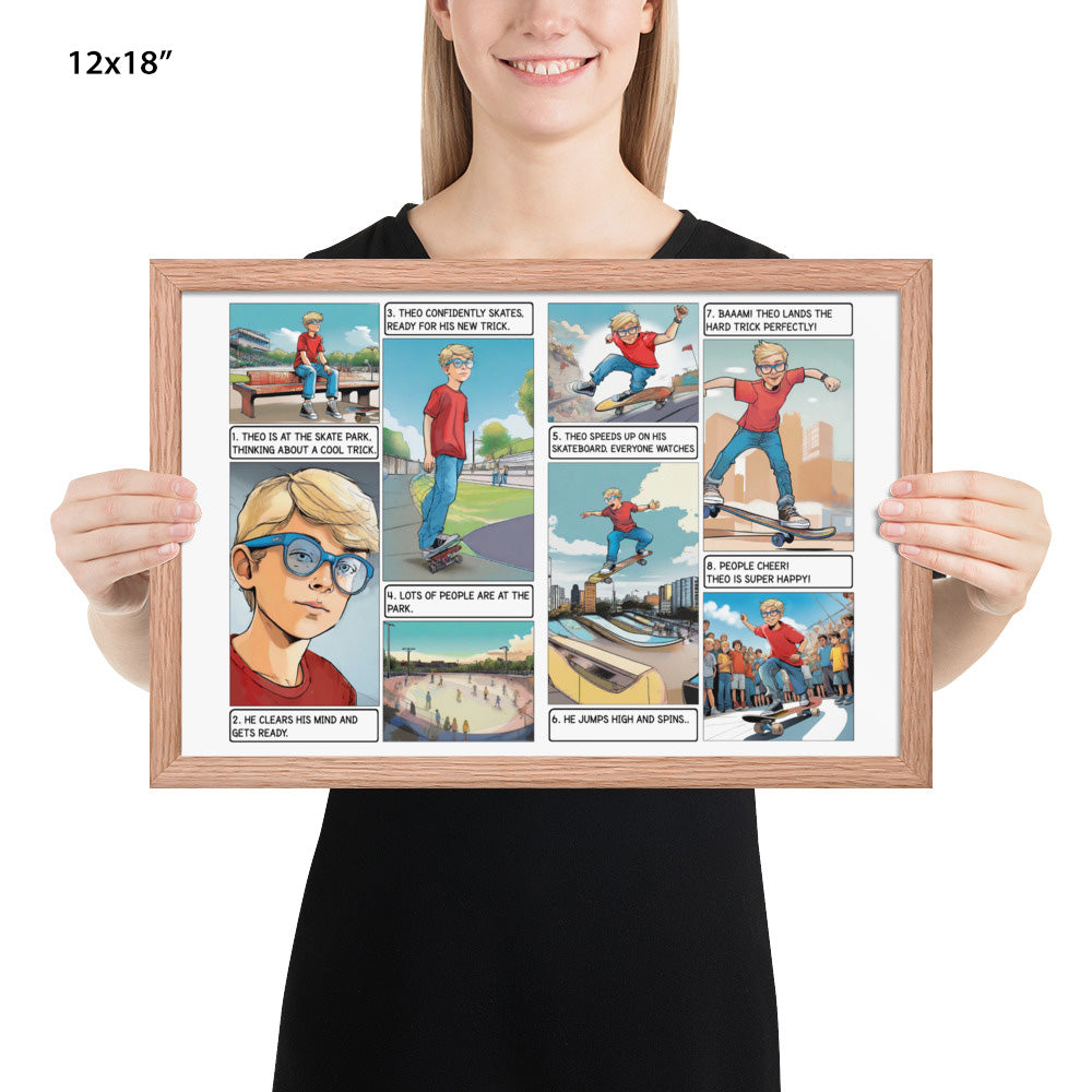 The Skatepark - Enhanced Matte Paper Framed Poster