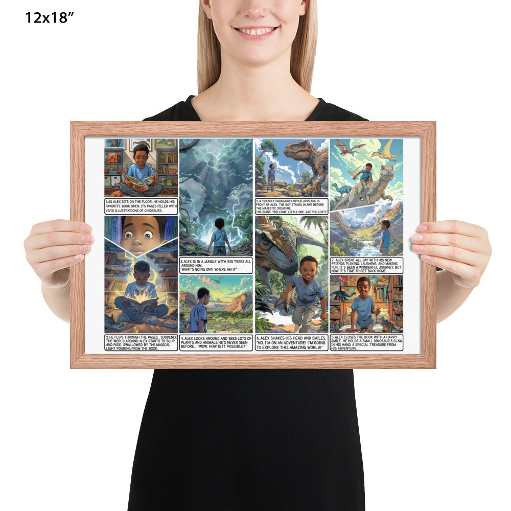 A Journey Through Time - Enhanced Matte Paper Framed Poster