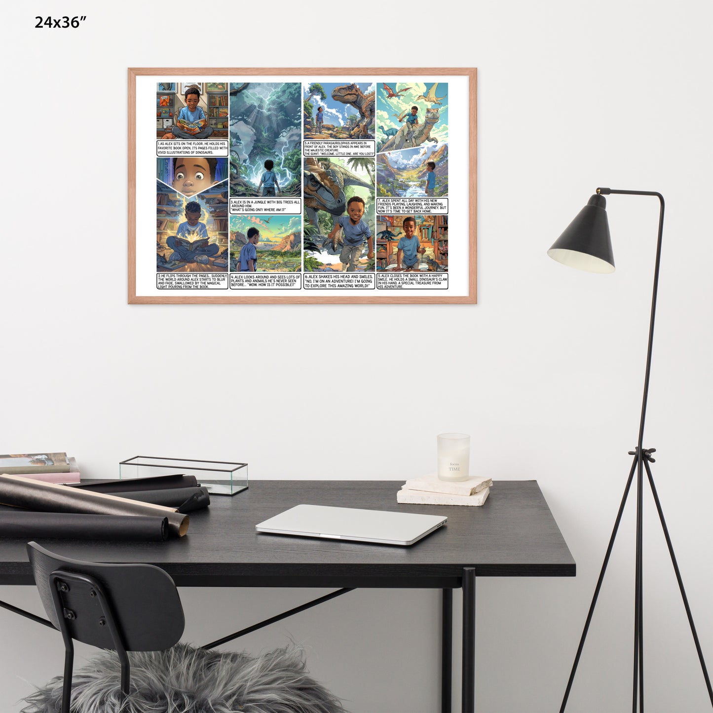 A Journey Through Time - Enhanced Matte Paper Framed Poster
