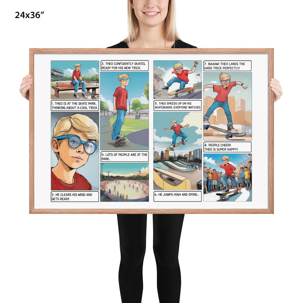 The Skatepark - Enhanced Matte Paper Framed Poster