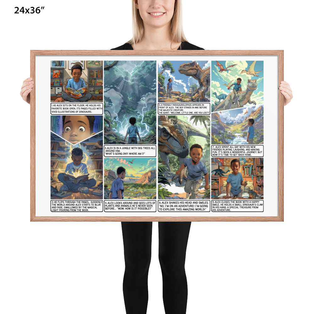 A Journey Through Time - Enhanced Matte Paper Framed Poster