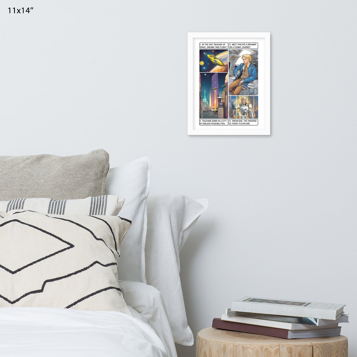The space explorer  - Enhanced Matte Paper Framed Poster