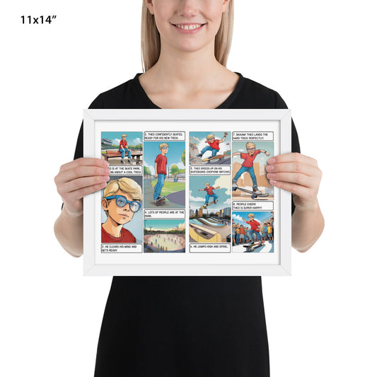 The Skatepark - Enhanced Matte Paper Framed Poster