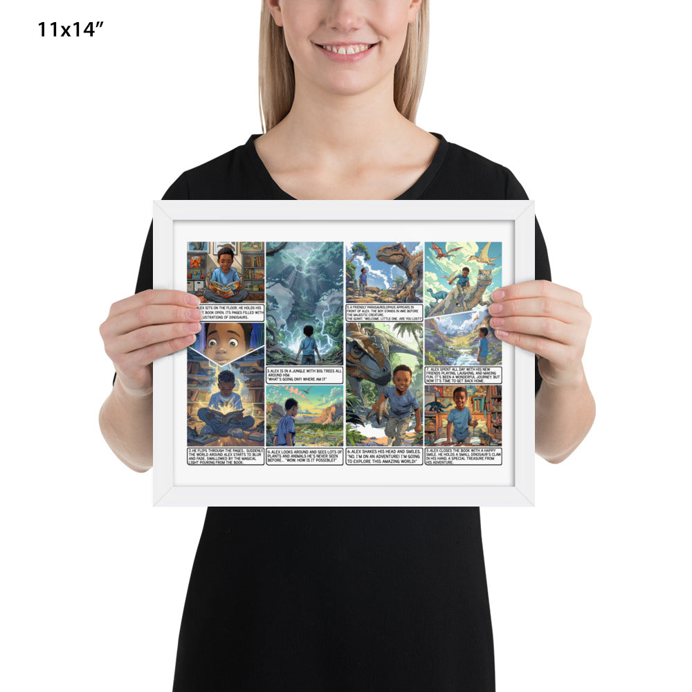 A Journey Through Time - Enhanced Matte Paper Framed Poster