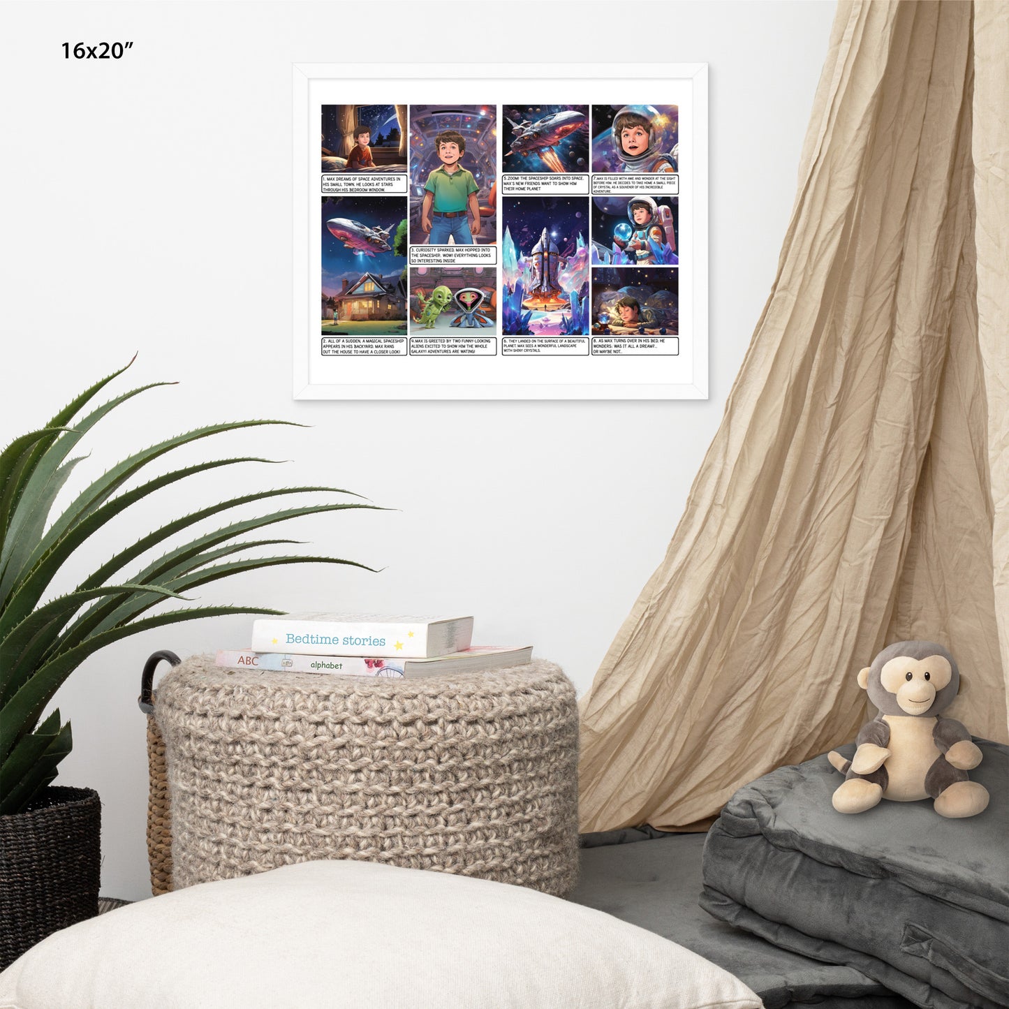 The Galactic Adventure - Enhanced Matte Paper Framed Poster