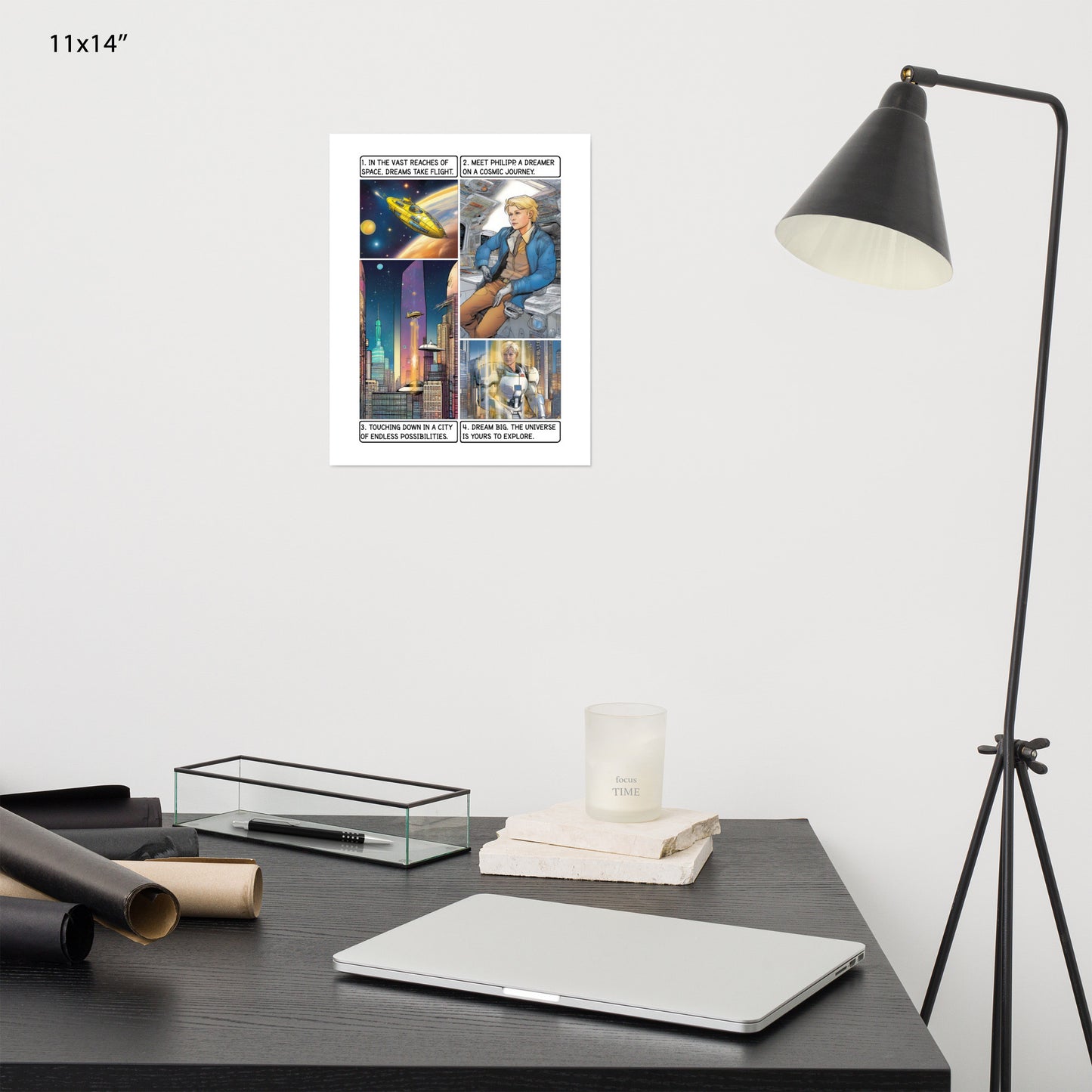 The space explorer - Enhanced Matte Paper Poster