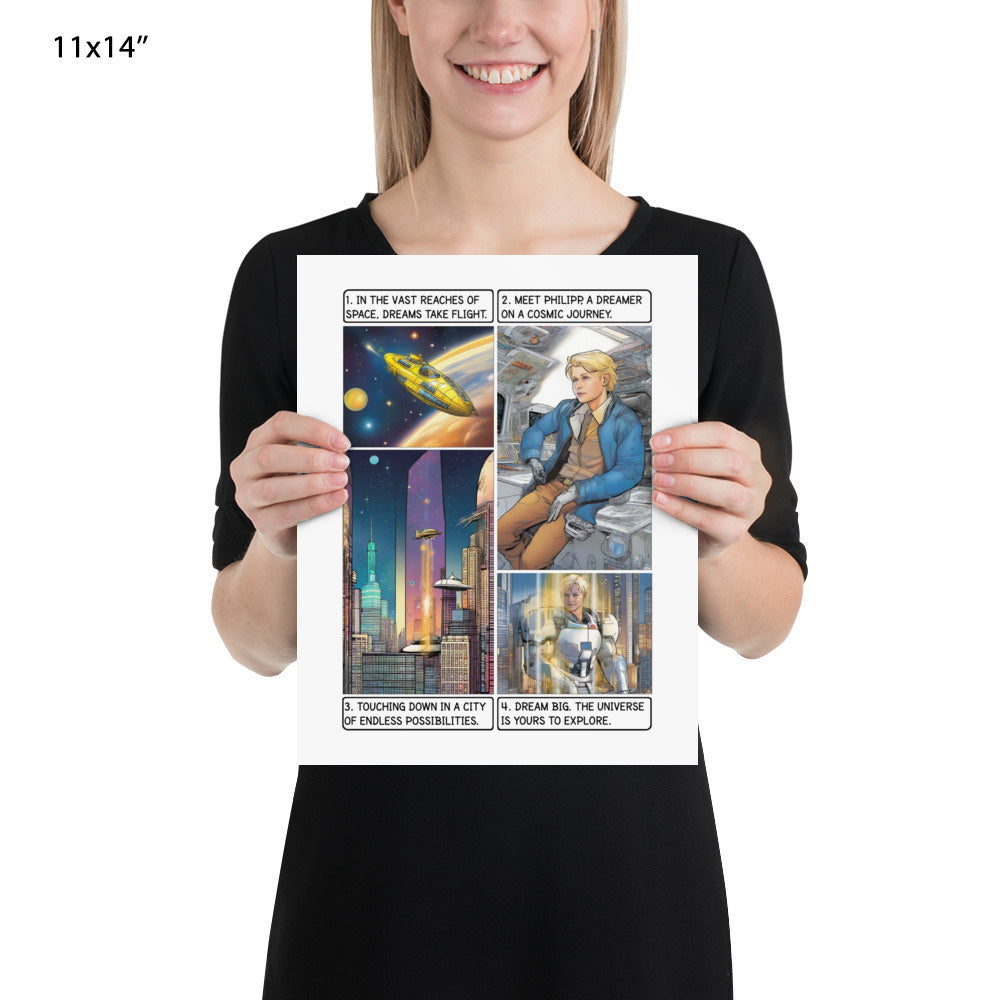The space explorer - Enhanced Matte Paper Poster