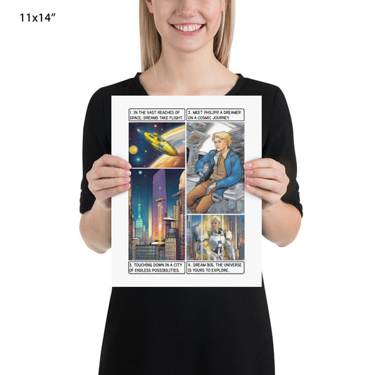 The space explorer - Enhanced Matte Paper Poster