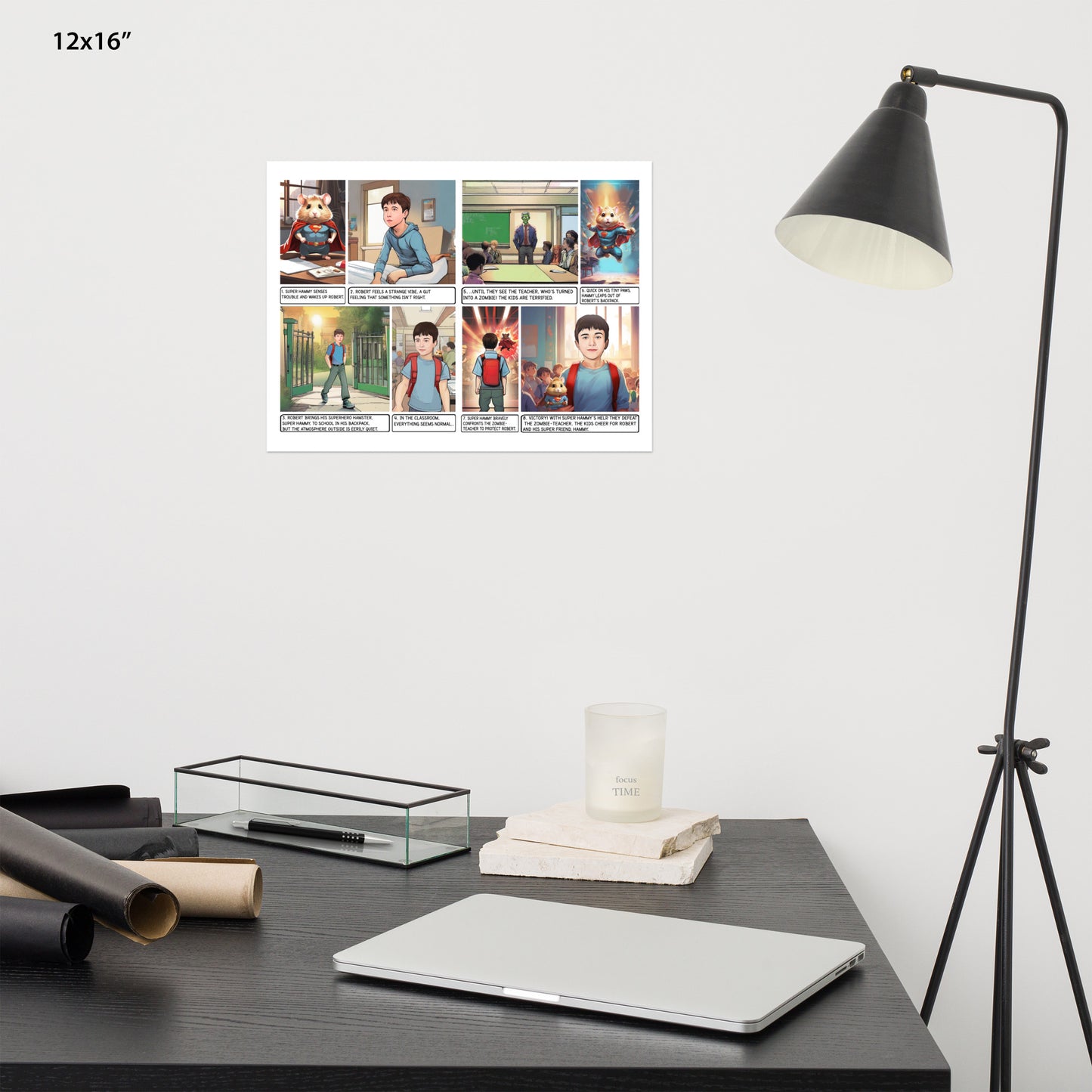 Custom Comic Story - Enhanced Matte Paper Poster