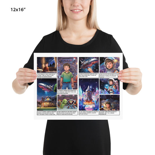 The Galactic Adventure - Enhanced Matte Paper Poster