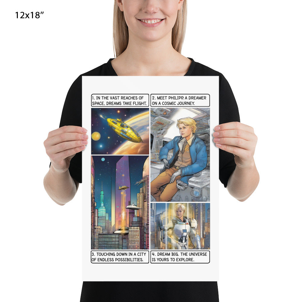 The space explorer - Enhanced Matte Paper Poster