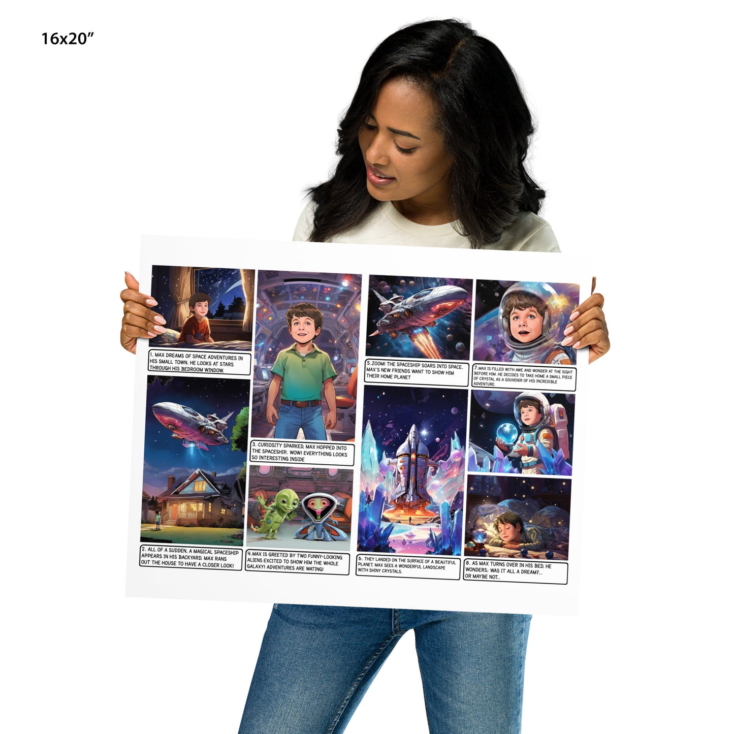 The Galactic Adventure - Enhanced Matte Paper Poster