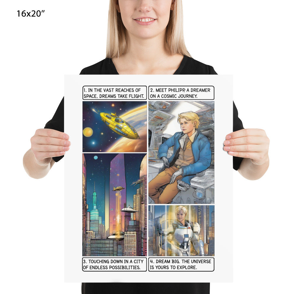 The space explorer - Enhanced Matte Paper Poster
