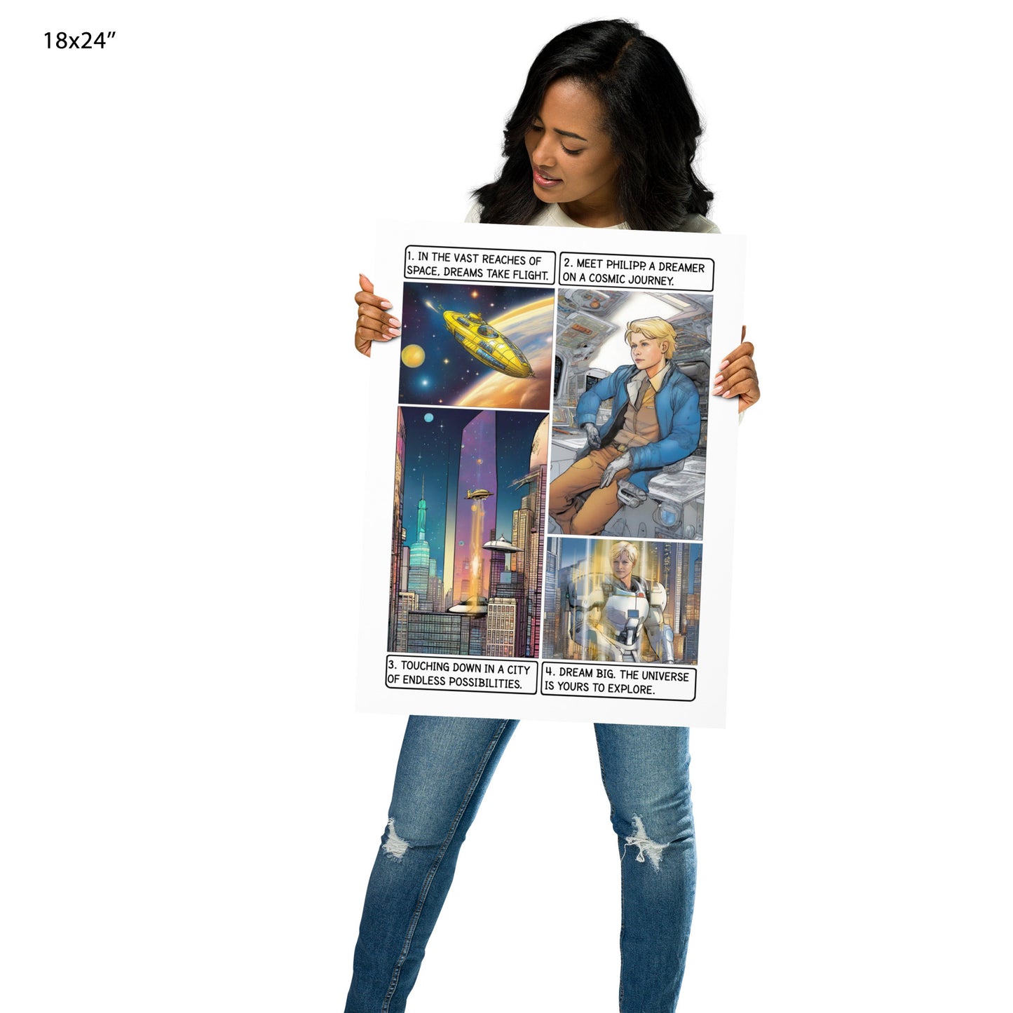 The space explorer - Enhanced Matte Paper Poster