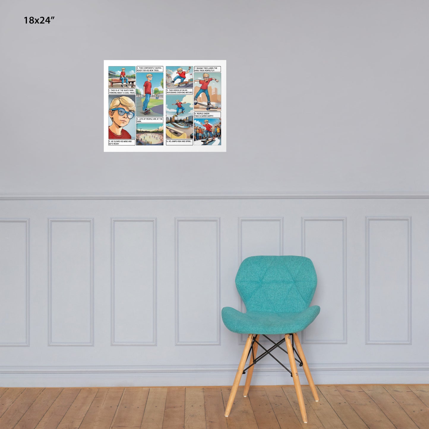 The Skatepark - Enhanced Matte Paper Poster