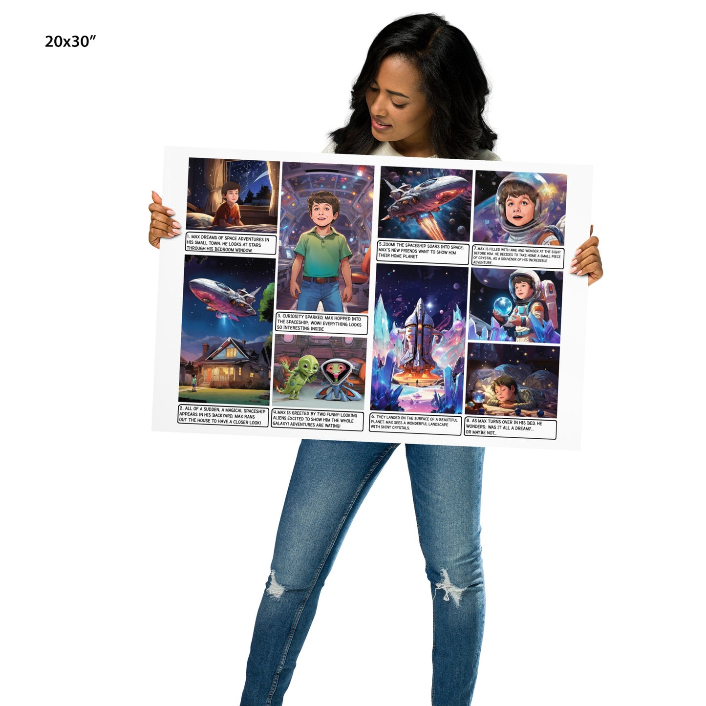 The Galactic Adventure - Enhanced Matte Paper Poster