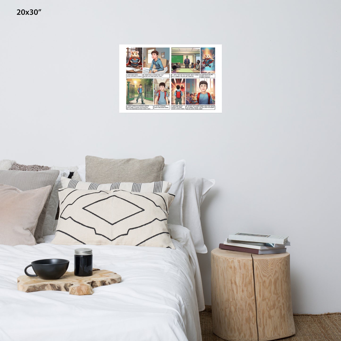 Custom Comic Story - Enhanced Matte Paper Poster