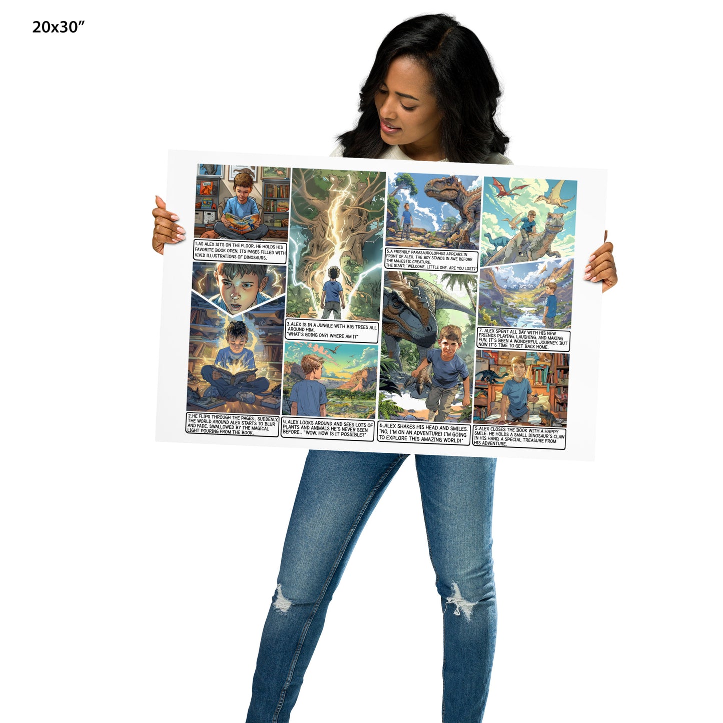 A Journey Through Time - Enhanced Matte Paper Poster