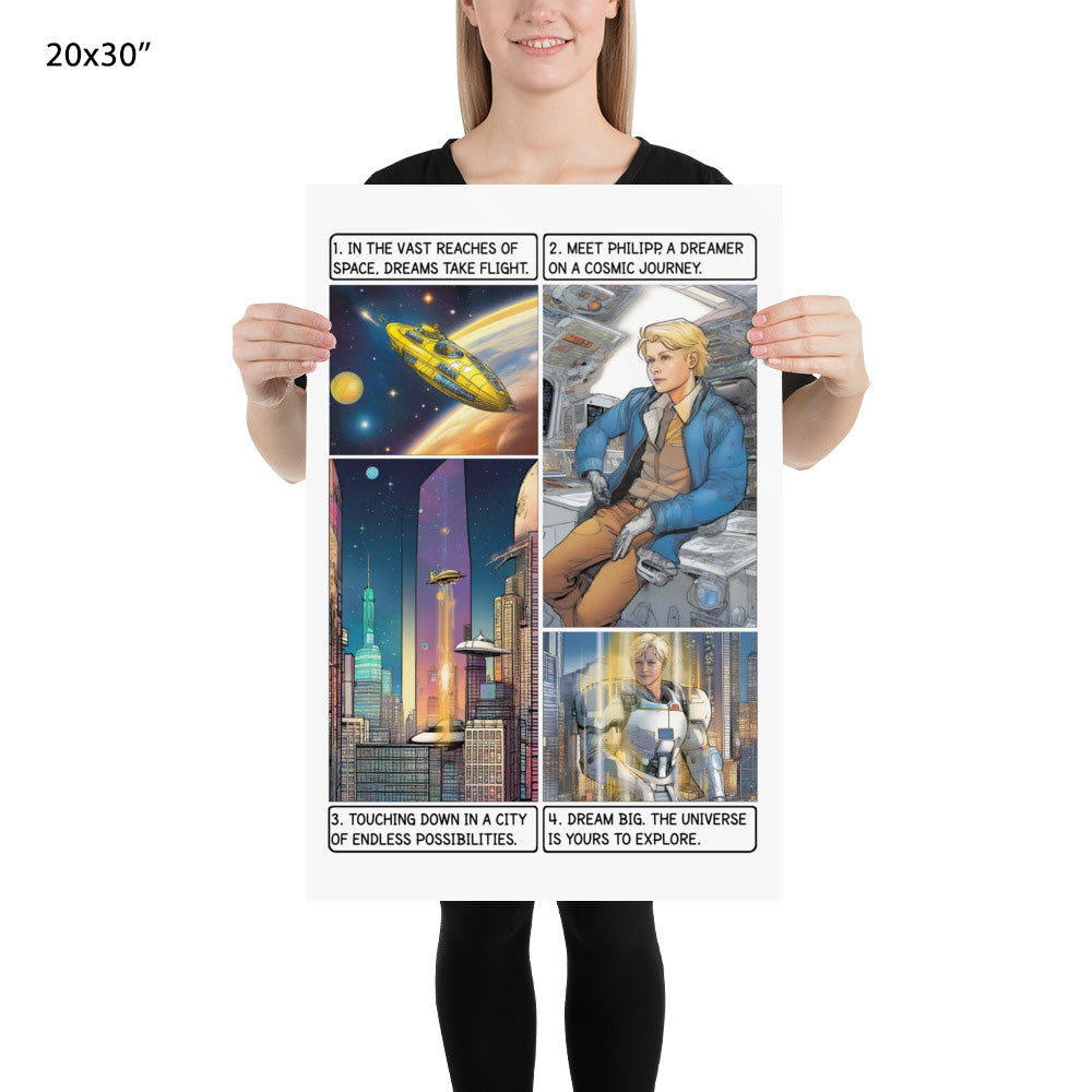 The space explorer - Enhanced Matte Paper Poster