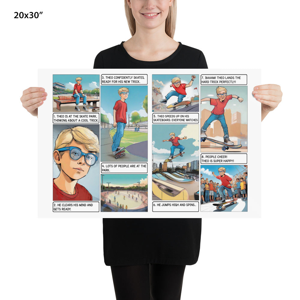 The Skatepark - Enhanced Matte Paper Poster