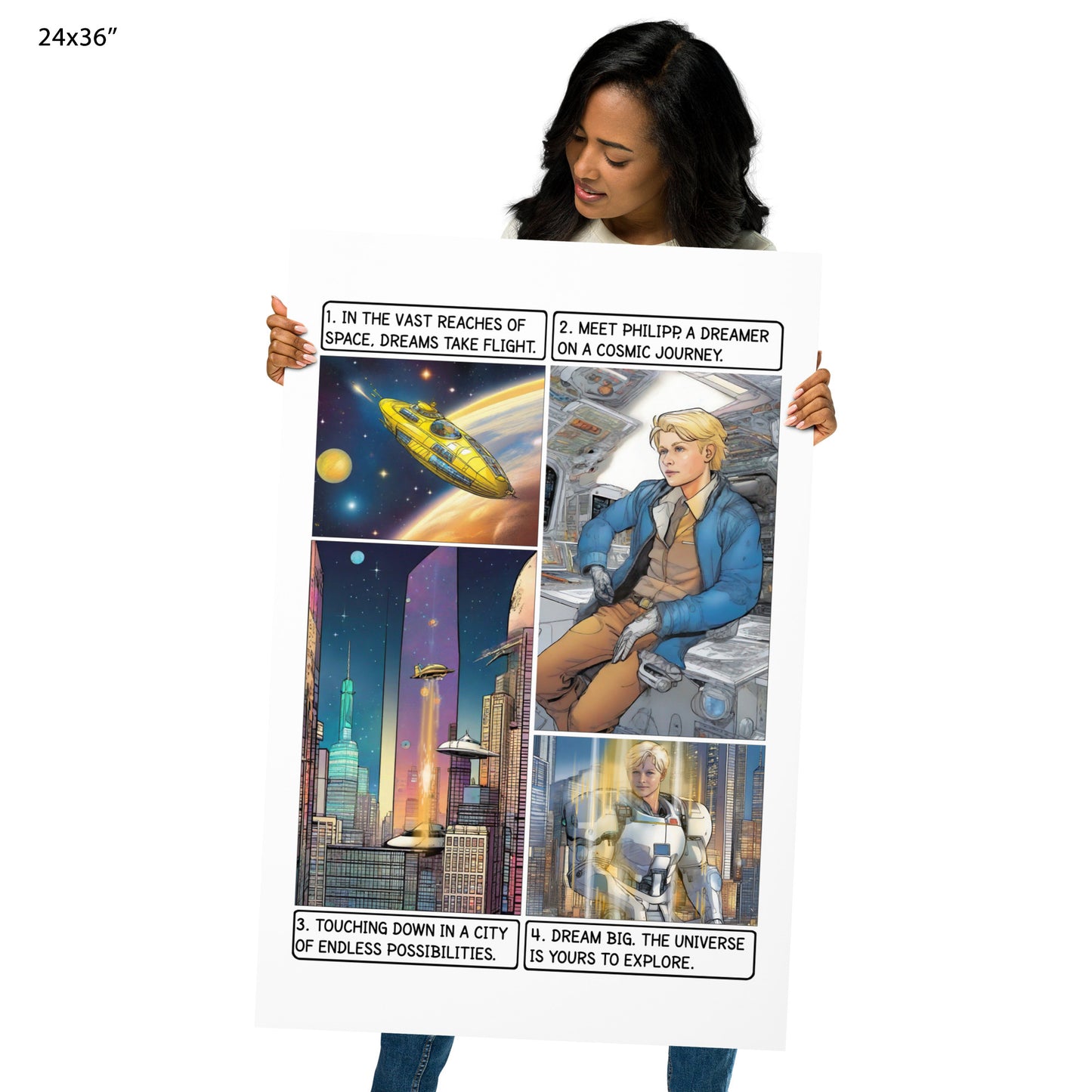 The space explorer - Enhanced Matte Paper Poster