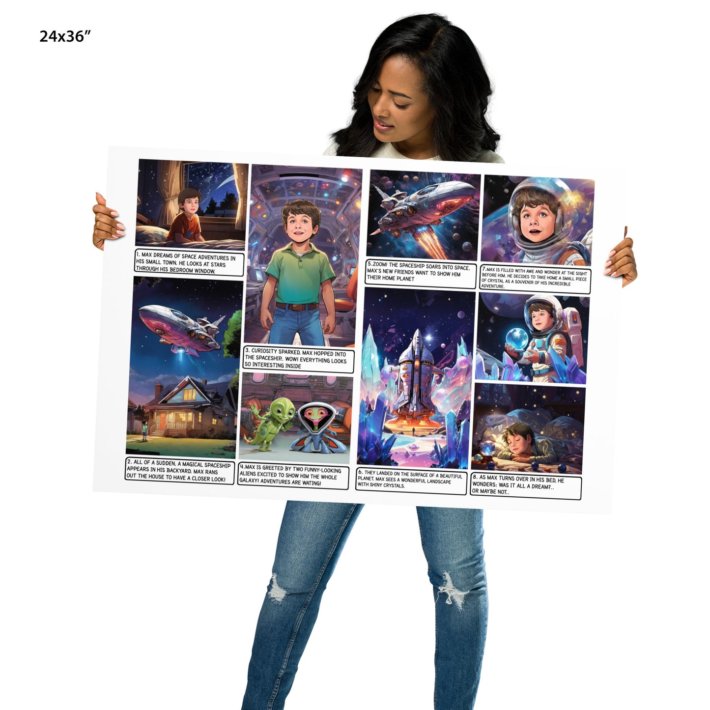 The Galactic Adventure - Enhanced Matte Paper Poster