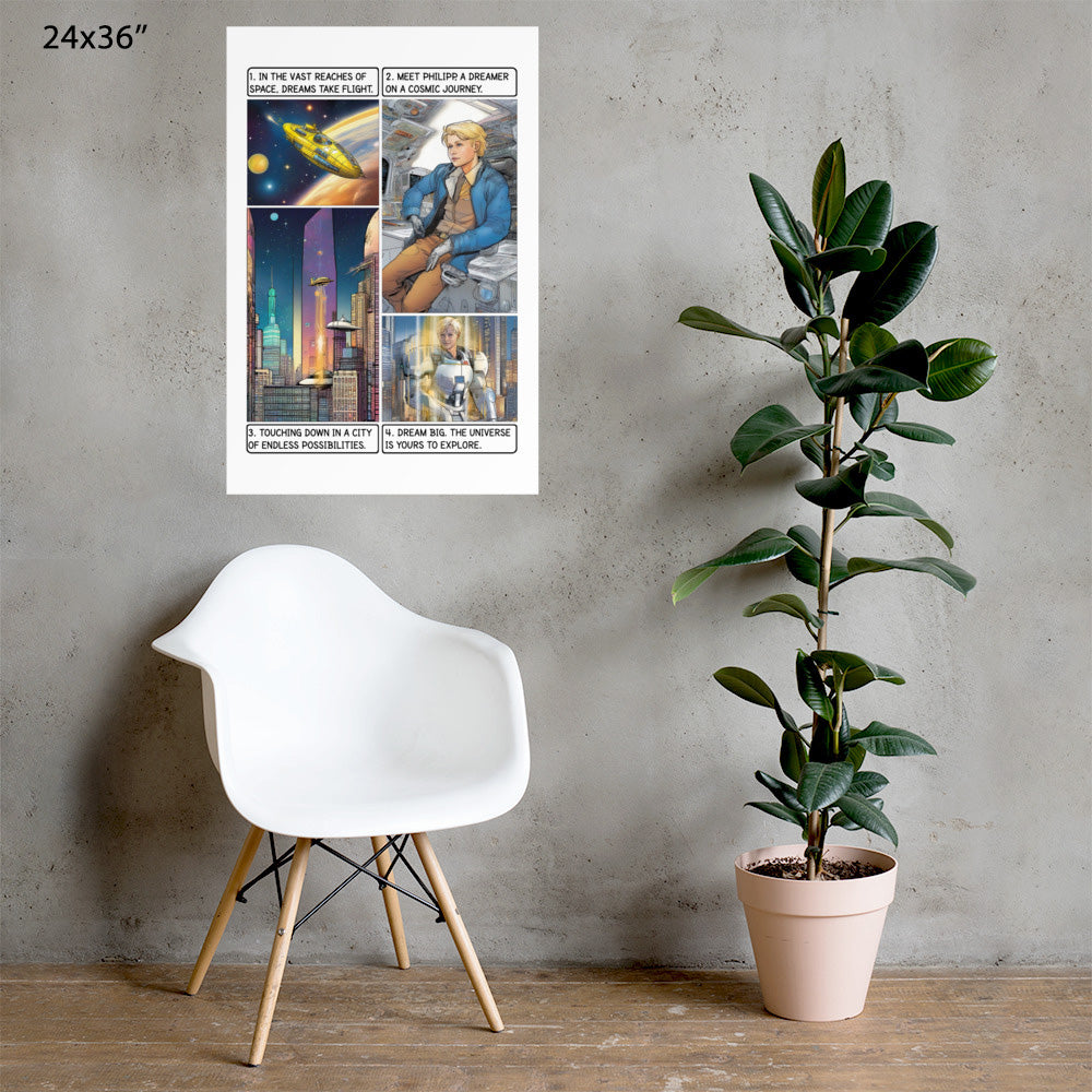 The space explorer - Enhanced Matte Paper Poster