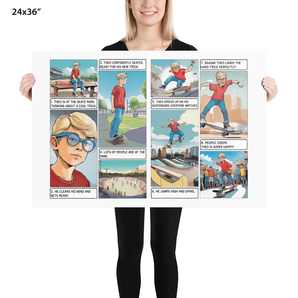 The Skatepark - Enhanced Matte Paper Poster