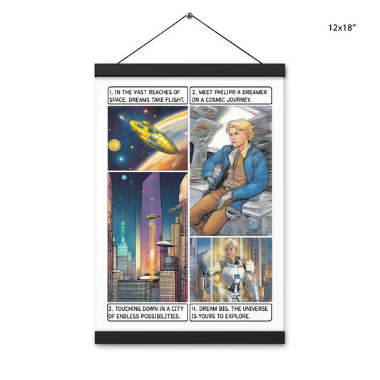 The space explorer - Enhanced Matte Paper Poster With Hanger