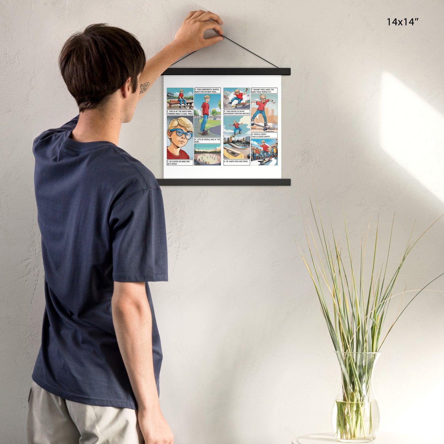 The Skatepark - Enhanced Matte Paper Poster With Hanger