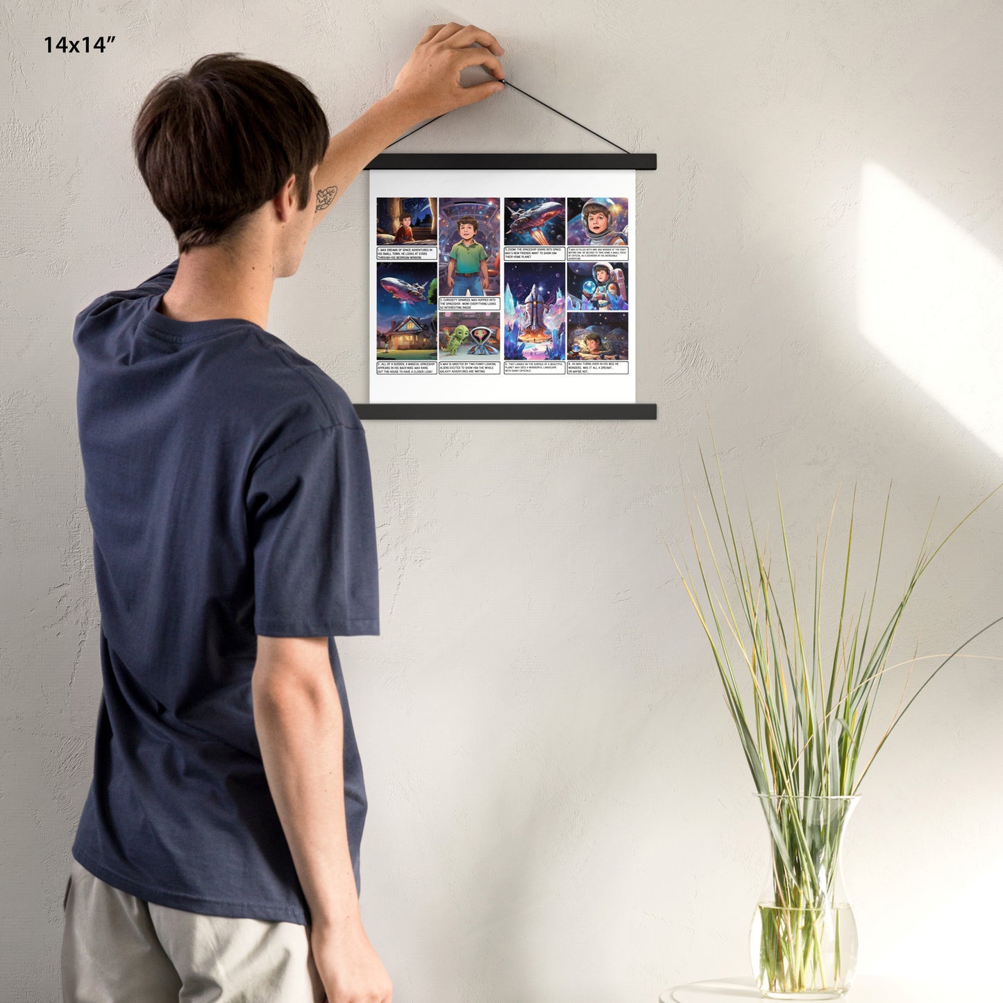 The Galactic Adventure - Enhanced Matte Paper Poster With Hanger