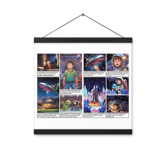 The Galactic Adventure - Enhanced Matte Paper Poster With Hanger