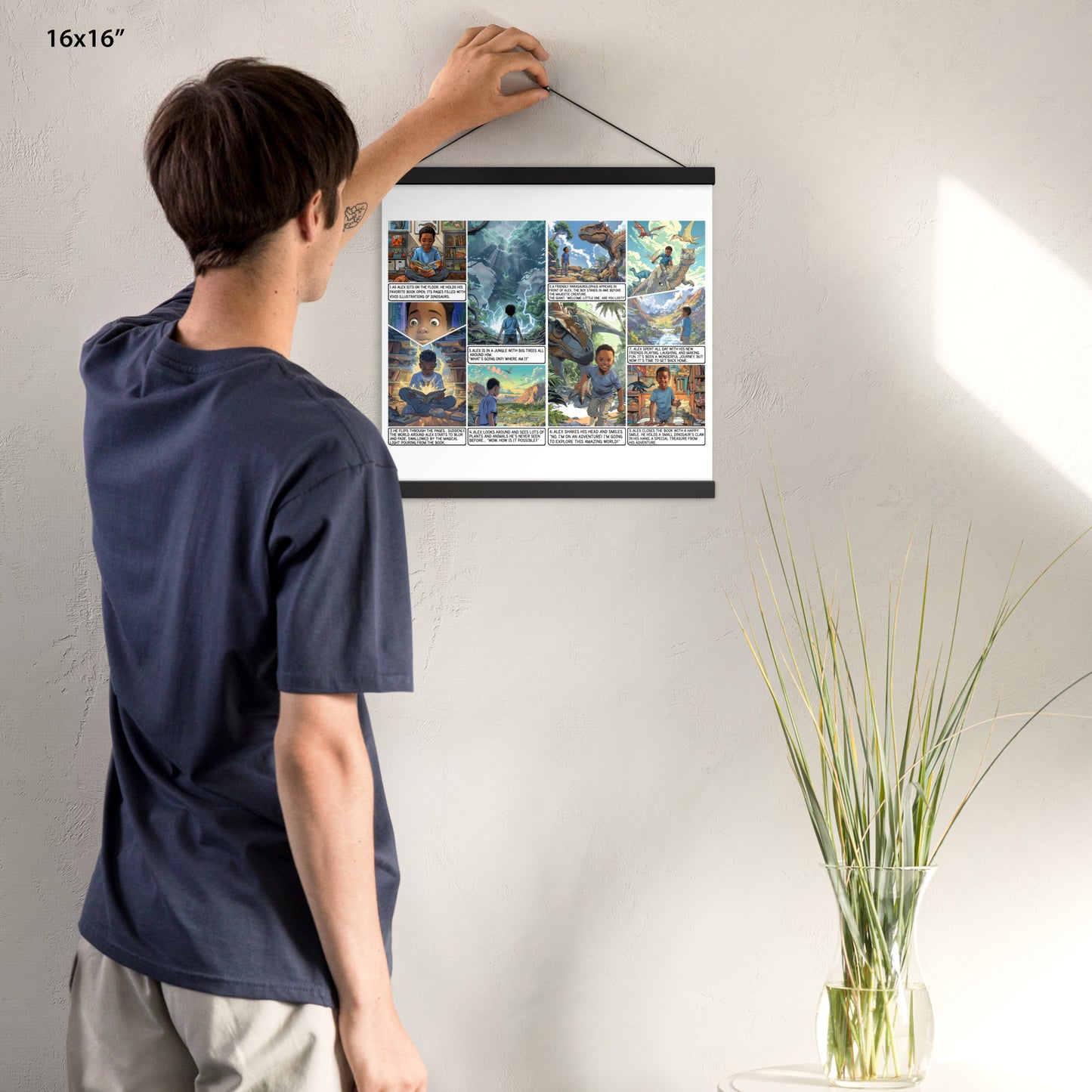 A Journey Through Time - Enhanced Matte Paper Poster With Hanger