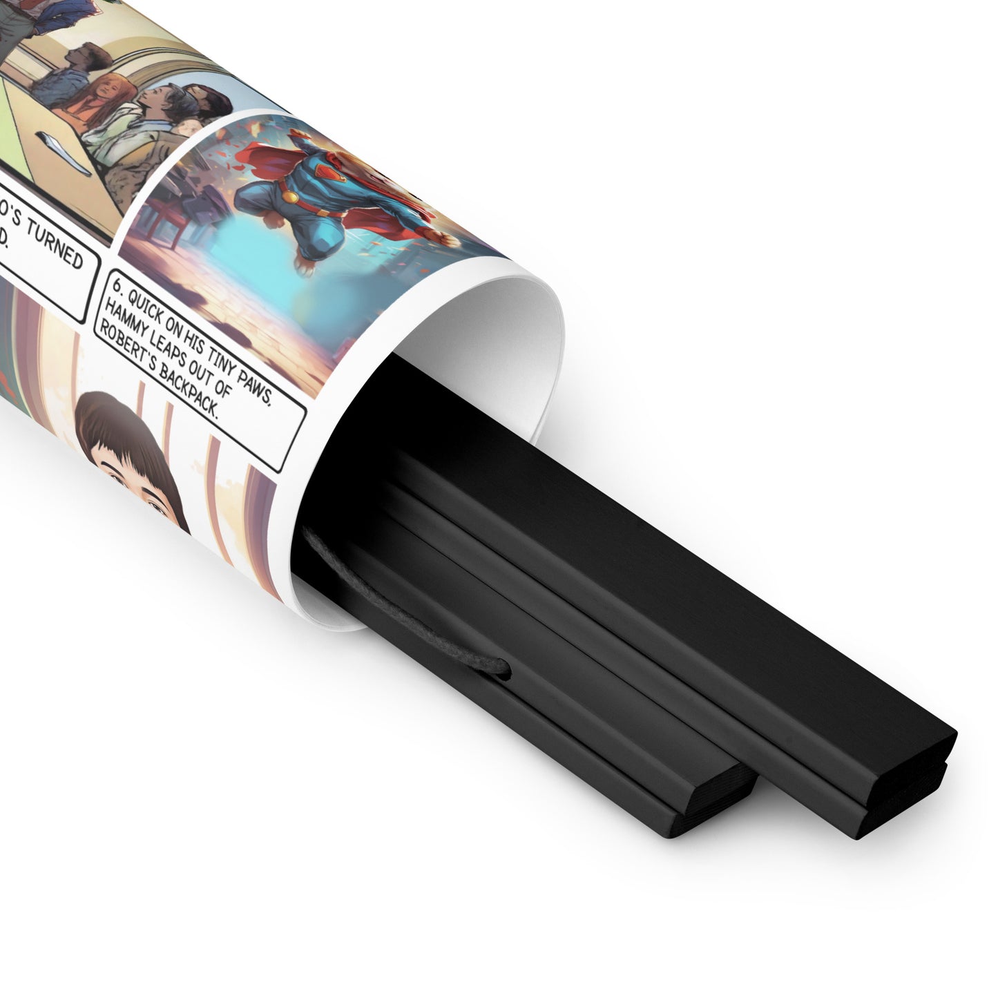 Custom Comic Story - Enhanced Matte Paper Poster With Hanger