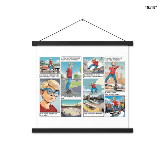 The Skatepark - Enhanced Matte Paper Poster With Hanger