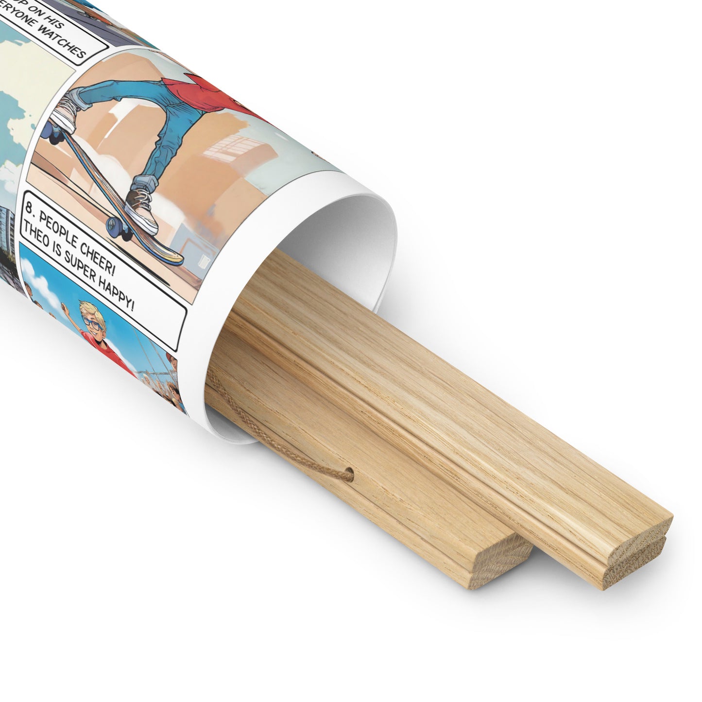 The Skatepark - Enhanced Matte Paper Poster With Hanger